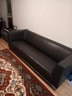 Bank echt leer 225 X 85, Huis en Inrichting, Banken | Sofa's en Chaises Longues, Ophalen of Verzenden, Zo goed als nieuw