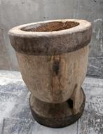 Grote houten zware vijzel, Overige materialen, Overige kleuren, Ophalen of Verzenden, Zo goed als nieuw