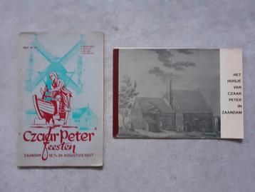 Zaandam Czaar Peter  oude foto's,  boekjes  beschikbaar voor biedingen