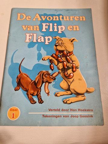 De Avonturen van Flip en Flap - Deel 1,2,3,4 Douwe Egberts  beschikbaar voor biedingen