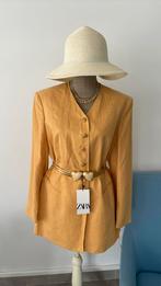 Linnen blazer nieuw, Kleding | Dames, Geel, Maat 42/44 (L), Nieuw, Ophalen of Verzenden