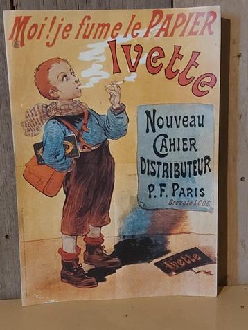 Oude reclame , tabak, vloei , Ivette beschikbaar voor biedingen