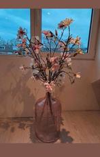 Riverdale vaas roze met mooie bloemen, Zo goed als nieuw, Ophalen