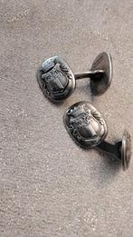 Zilveren manchetknopen., Sieraden, Tassen en Uiterlijk, Manchetknopen, Ophalen of Verzenden, Zo goed als nieuw, Zilver