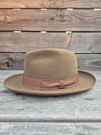 Stetson Premium Furfelt Fedora
- Maat 61, 60 cm (XL, 7½ inch) of meer, Stetson, Hoed, Ophalen of Verzenden