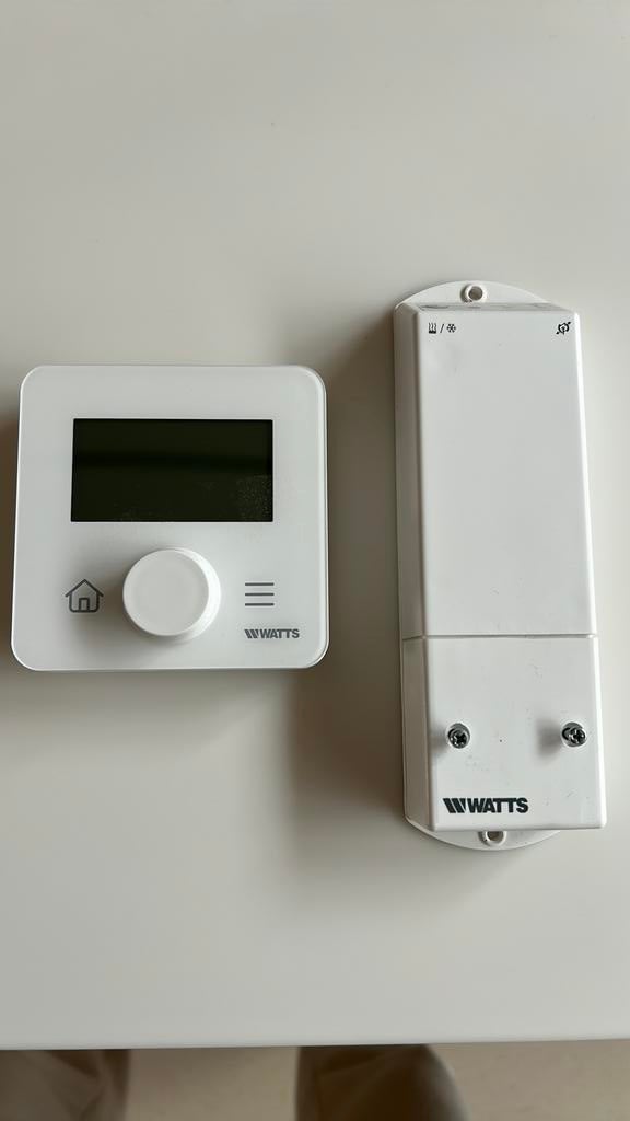 Draadloze Watts thermostaat met ontvanger, Doe-het-zelf en Verbouw, Thermostaten, Ophalen of Verzenden, Nieuw