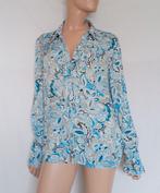 MOS MOSH Blouse , Maat M , VISCOSE, Kleding | Dames, Verzenden, Zo goed als nieuw, Maat 38/40 (M), Blauw