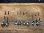 Zilver bestek Lepeltjes Apostelen/heiligen/divers., Ophalen of Verzenden, Zilver