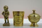 3 stuks vintage koperwerk, Bruxelles manneke pis, + 2 items!, Antiek en Kunst, Ophalen, Koper