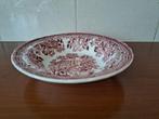 Vintage rood Tonquin by Myott schaaltje, Ophalen of Verzenden, Zo goed als nieuw, Schaal of Schalen