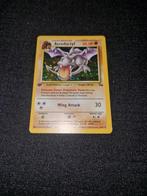 1999 Pokemon Fossil 1/62 Aerodactyl Holo Prerelease, Ophalen of Verzenden, Gebruikt, Losse kaart