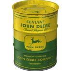 John Deere genuine oil barrel reclame spaarpot van metaal, Reclamebord, Info@deconoord.nl, Nieuw, Ophalen of Verzenden