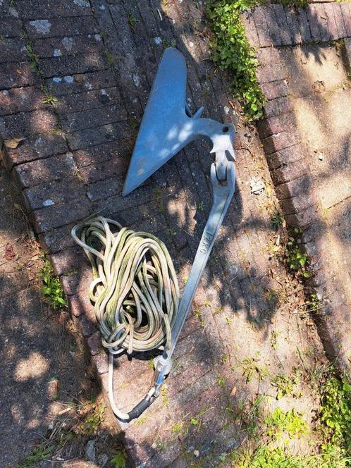 Ploegschaar Anker 12kg, Watersport en Boten, Bootonderdelen, Zo goed als nieuw, Ankeren en Afmeren, Zeilboot of Motorboot, Ophalen