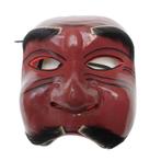 Authentiek Balinees Topeng Masker - Handgemaakt - Rood TP32, Verzenden