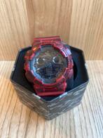 Casio G-shock horloge/watch rood met zwart complete set 5081, Casio, Kunststof, Polshorloge, Kunststof