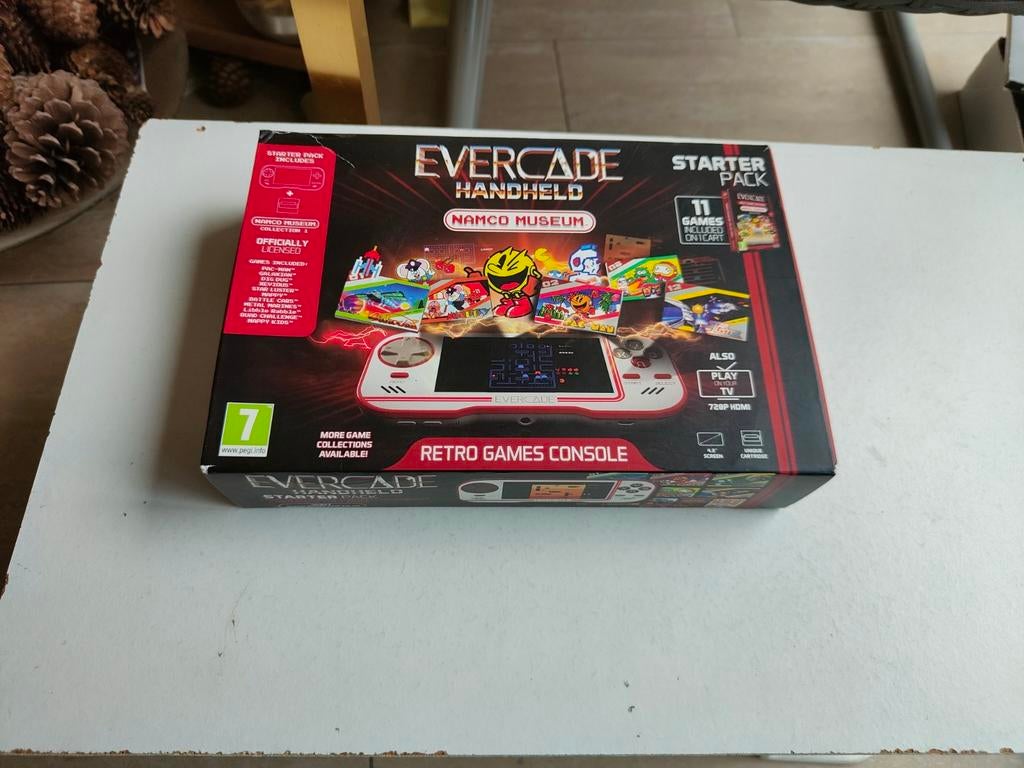 Retro spelcomputer Evercade starter pack (Namco Museum), Ophalen of Verzenden, Zo goed als nieuw