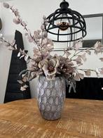 Prachtige vaas met super mooi kunstboeket, Huis en Inrichting, Woonaccessoires | Vazen, Ophalen, Overige kleuren, 50 tot 75 cm