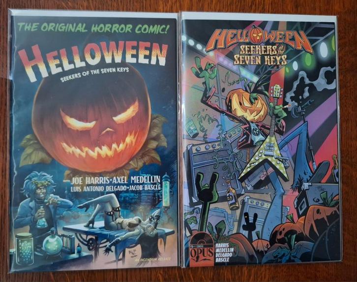 Helloween Seekers of the Seven Keys comic set, Boeken, Strips | Comics, Zo goed als nieuw, Complete serie of reeks, Amerika, Ophalen of Verzenden