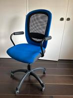 Blauwe Bureaustoel Ikea zgan, Huis en Inrichting, Ophalen, Zo goed als nieuw, Blauw, Bureaustoel