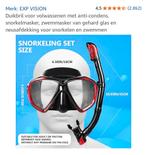 Kesser Snorkel - Nieuw!, Watersport en Boten, Ophalen of Verzenden, Nieuw, Duikbril of Snorkel