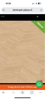 Nieuw laminaat Egger hongaars punt, Ophalen, 50 tot 150 cm, Zo goed als nieuw, 10 m² of meer