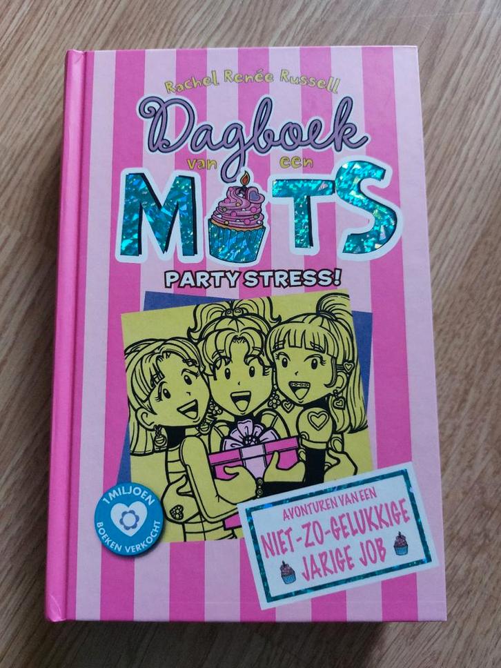 Dagboek van een Muts 13 - Party Stress!, Boeken, Kinderboeken | Jeugd | 10 tot 12 jaar, Zo goed als nieuw, Fictie, Ophalen of Verzenden