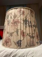 Grote lampenkap met bloemenprint, Huis en Inrichting, Ophalen, Gebruikt, 25 tot 50 cm, Beige