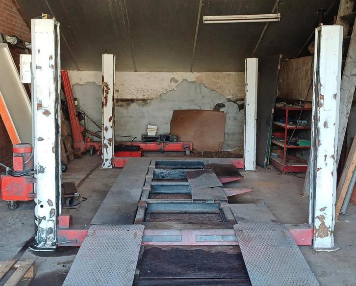 Hefbrug , 4 kolomer , rechtbank , carbench, Auto diversen, Autogereedschap, Ophalen