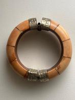 Armband met zilverkleurige sluiting, Sieraden, Tassen en Uiterlijk, Armbanden, Ophalen of Verzenden, Gebruikt, Overige kleuren