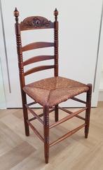 4 houten eetkamerstoelen, Ophalen, Gebruikt, Bruin, Vier