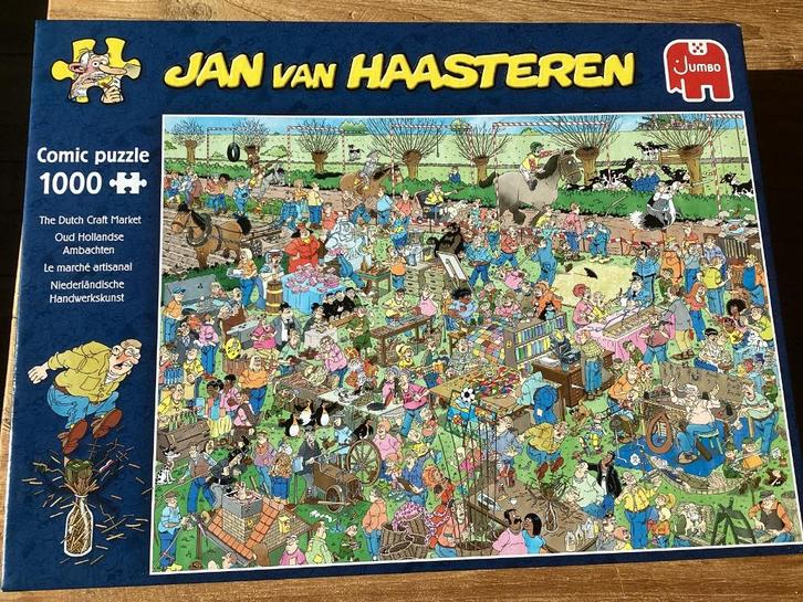 van Haasteren, Oud Hollandse Ambachten, 1000 stukjes, Hobby en Vrije tijd, Denksport en Puzzels, Zo goed als nieuw, Legpuzzel