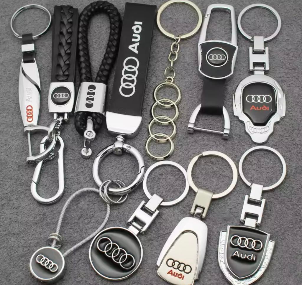 3D Metalen Auto Badge Sleutelhanger audi  Sleutelhanger, Ophalen of Verzenden, Zo goed als nieuw, Merk