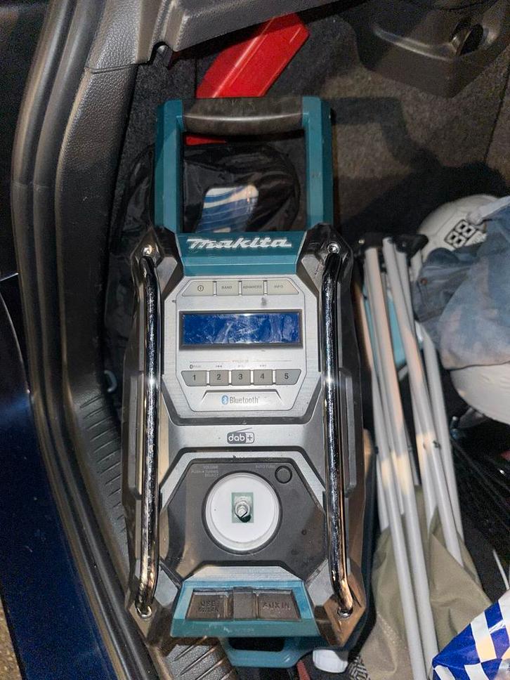 Makita Bouwradio - MR004G, Audio, Tv en Foto, Radio's, Gebruikt, Bouwradio, Ophalen