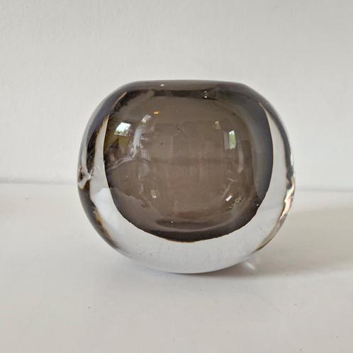 Zware vintage kristal glazen vaas Murano ?, Antiek en Kunst, Antiek | Glas en Kristal, Ophalen of Verzenden