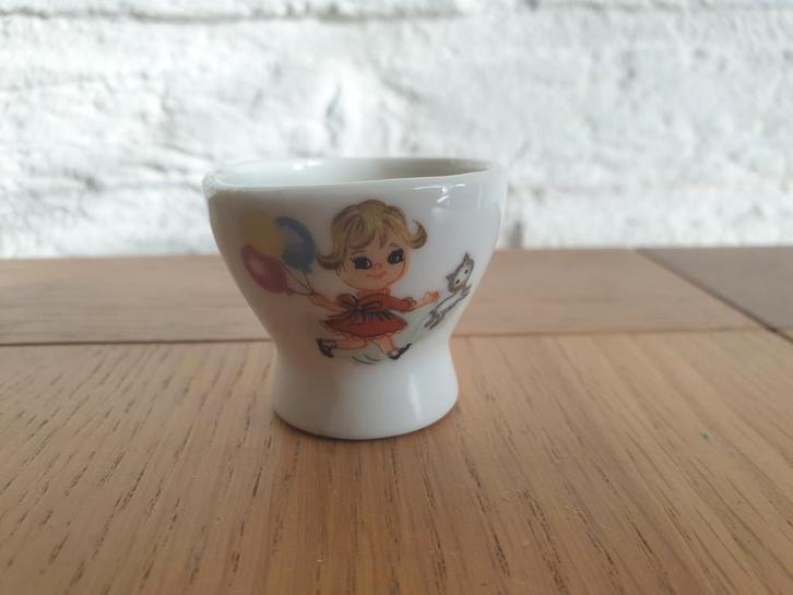 Zeer oud poppen servies. Porselein. Noors. Suikerpotje., Verzamelen, Poppenhuizen en Toebehoren, Zo goed als nieuw, Gebruiksvoorwerp