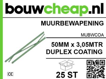 MUURBEWAPENING DUPLEX GROEN EN OF VERZINKT BOUWCHEAP beschikbaar voor biedingen