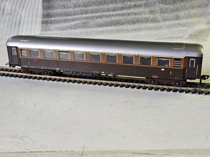Modeltrein Ho wagon, Fleischmann FS (italie) rijtuig, Hobby en Vrije tijd, Modeltreinen | H0, Gebruikt, Wagon, Gelijkstroom, Fleischmann