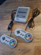 SNES Mini, SNES Classic, Spelcomputers en Games, Spelcomputers | Nintendo Super NES, Verzenden, Zo goed als nieuw, Met 2 controllers