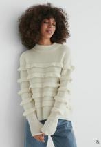 Dames NA-KD warme zachte trui creme wit maat XS S top wol, NA-KD, Beige, Ophalen of Verzenden, Maat 34 (XS) of kleiner