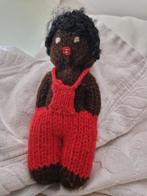 Vintage Zwart popje gebreid circa 13 cm hoog, Verzamelen, Ophalen of Verzenden, Zo goed als nieuw, Pop