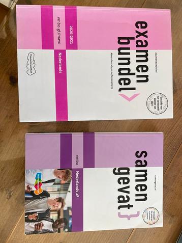 Examenbundel + Samengevat Nederlands VMBO beschikbaar voor biedingen