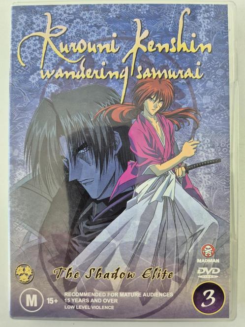 Rurouni Kenshin - Shadow Elite - Vol. 3 - Regio 4, Cd's en Dvd's, Dvd's | Tekenfilms en Animatie, Ophalen of Verzenden