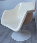Kuipstoel vintage design style vitra, Ophalen, Kunststof, Gebruikt, Wit