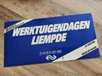 NS spoorwegen reclame bord 40x20, Verzamelen, Spoorwegen en Tramwegen, Ophalen of Verzenden, Gebruikt, Trein, Overige typen