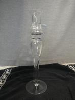 Vintage glazen kandelaar - St Louis glas stijl, Overige materialen, Gebruikt, Overige kleuren, 25 tot 50 cm