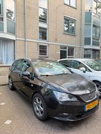 Seat Ibiza 1.2TDI Ecomotive ST 2011 LEER/CARPLAY/FULL OPTION, Auto's, Voorwielaandrijving, 74 pk, Zwart, 1199 cc