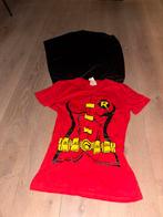 Shirt met cape S/M, Ophalen of Verzenden, Zo goed als nieuw, Carnaval, Kleding