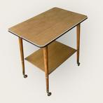 Vintage Mid Century Serveerwagen /bar cart 60s, Gebruikt, Mid Century vintage design 60,S, Doorwerth Huysmans, 55 tot 75 cm