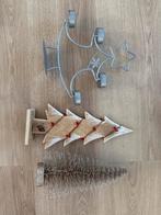 Kerst decoratie set, Wit, Ophalen of Verzenden, Zo goed als nieuw, Metaal