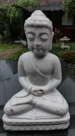 BOEDDHA IN MEDITATIE Prachtig Blanc porselein beeld Kwan Yin, Huis en Inrichting, Woonaccessoires | Boeddhabeelden, Ophalen of Verzenden